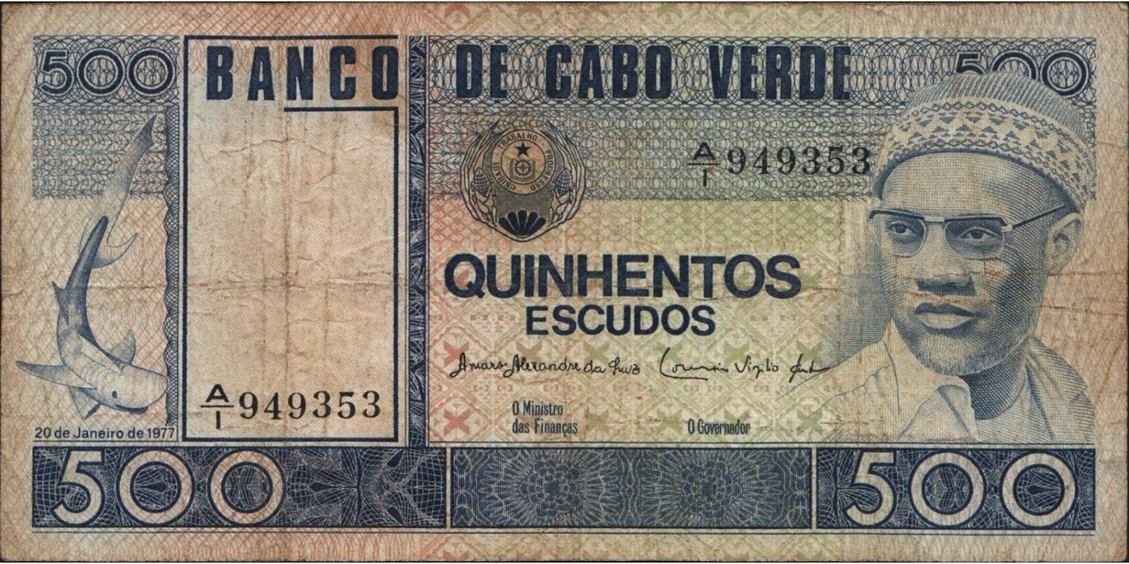 500 escudos 1977