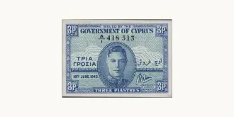 3 piastres 1943