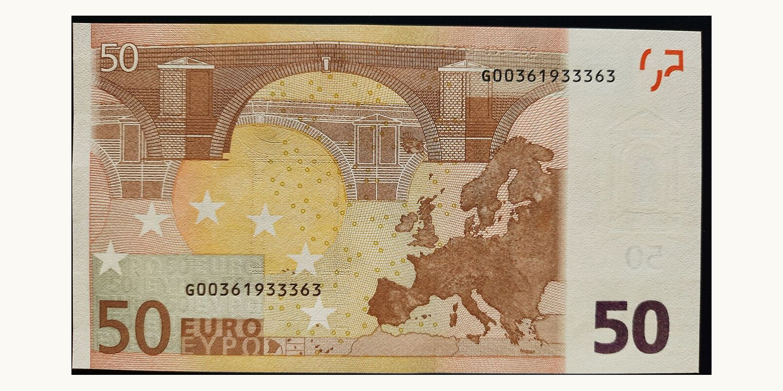 50 euro Кипр 2002 — Оборотная сторона