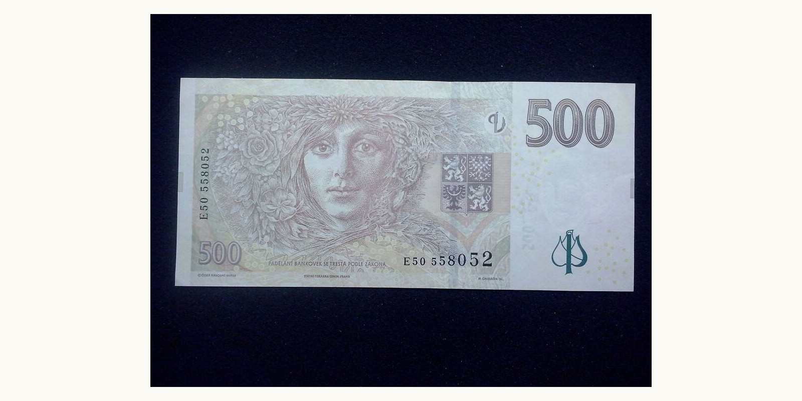 500 koruna Czech Republic 2009 — Back side