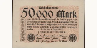 50000 mark 1923