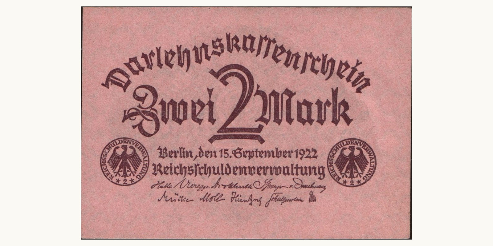 2 mark 1922