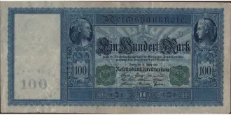 100 mark 1910
