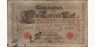 1000 mark 1909