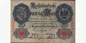 20 mark 1908