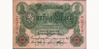 50 mark 1908