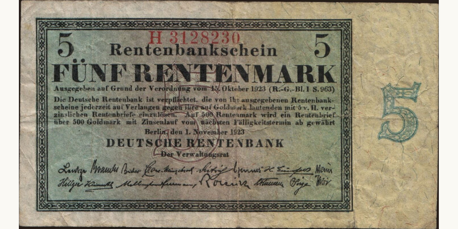 5 mark 1923