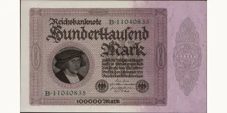 100000 mark 1923