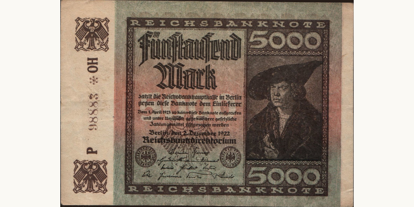 5000 mark 1922