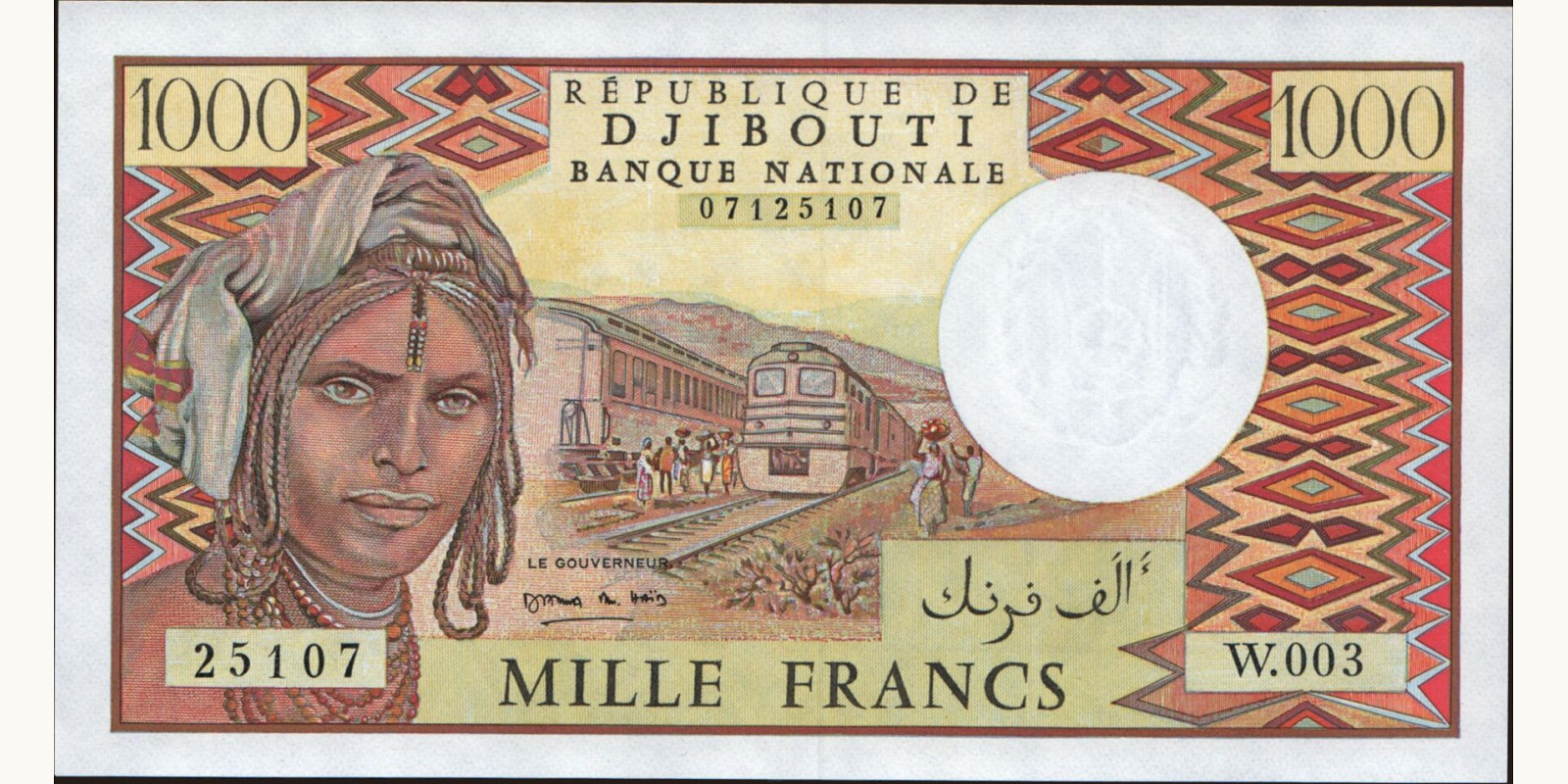 1000 franc 1991