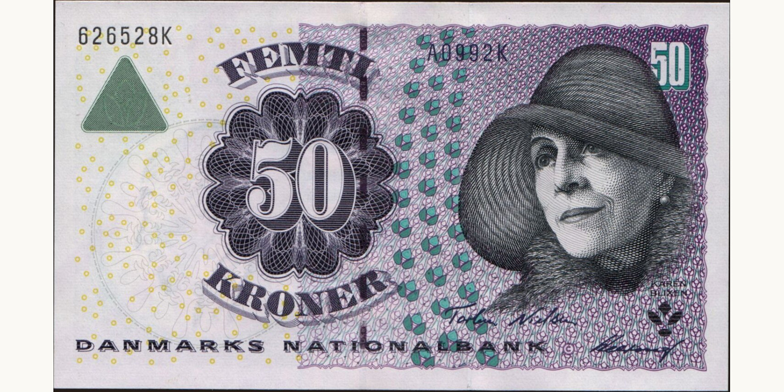 50 krone Дания 1999 — Лицевая сторона