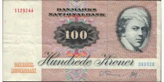 100 krone 1990