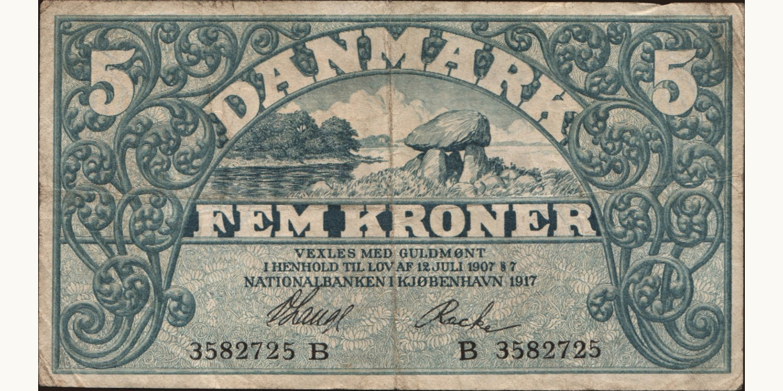5 krone 1917