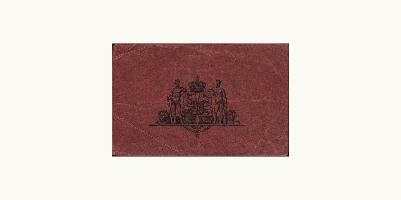 1 krone Denmark 1914 — Back side