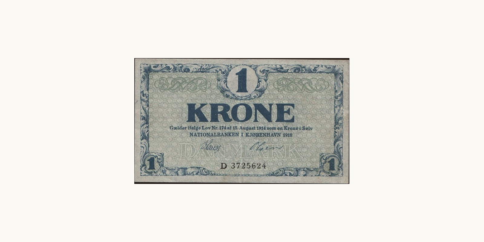 1 krone 1918