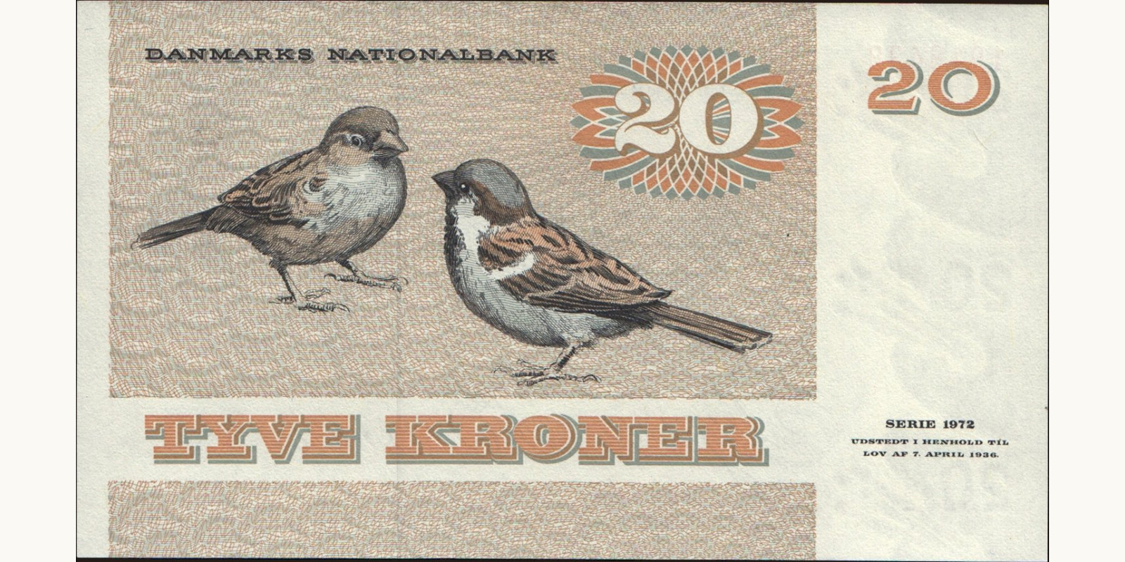 20 krone Denmark 1988 — Back side