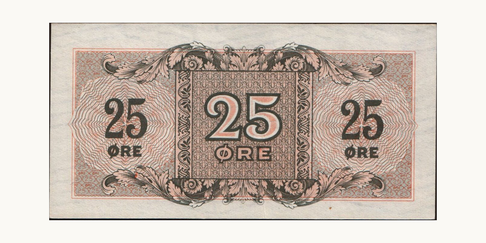 25 ore Denmark 1945 — Back side