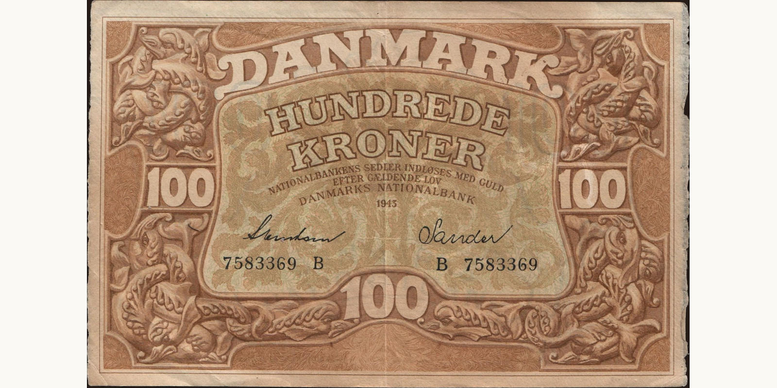 100 krone 1943