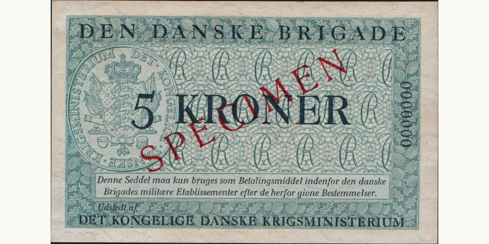 5 ore Denmark 1947 — Front side