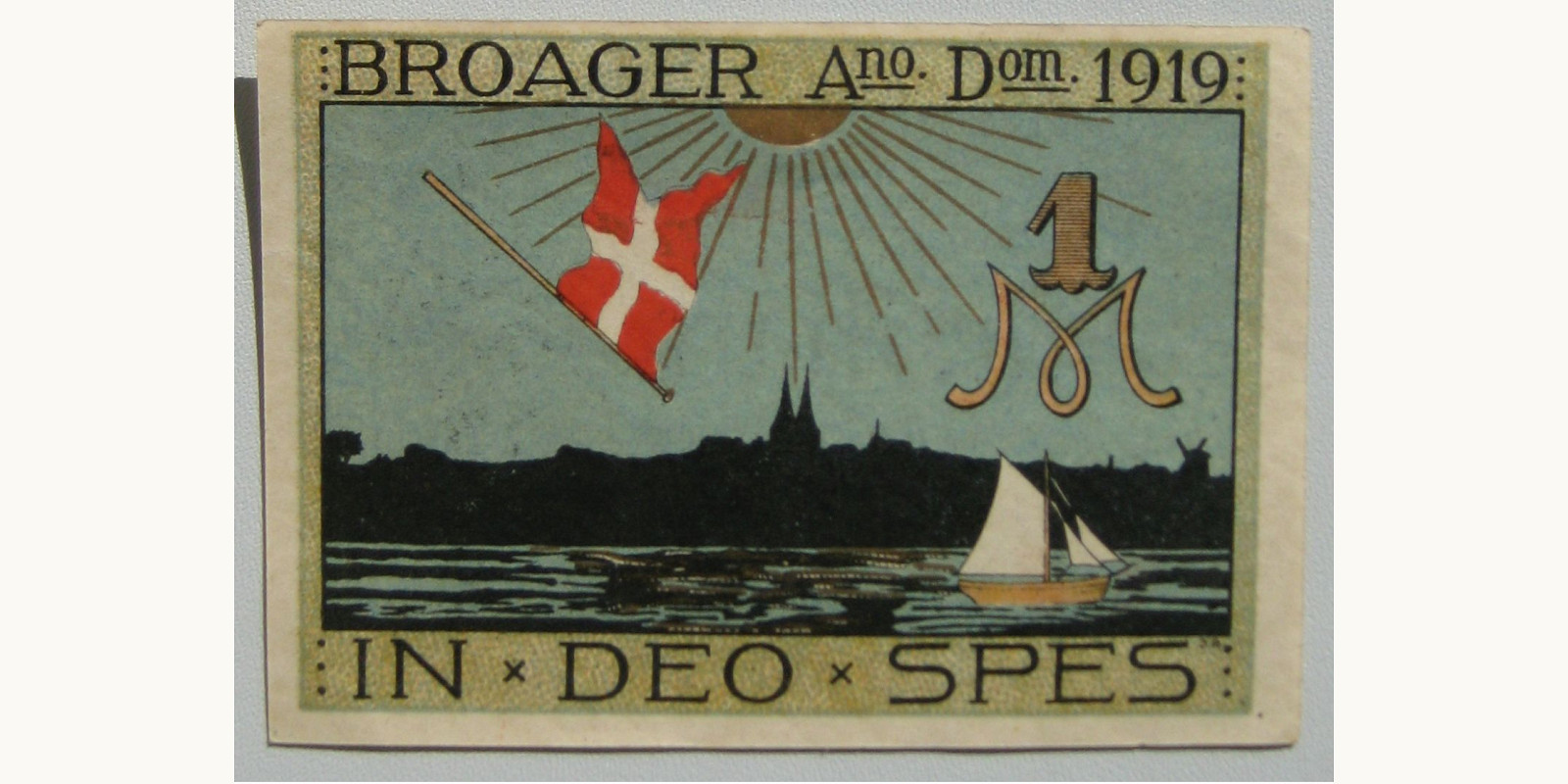 1 kroner Denmark 1919 — Front side