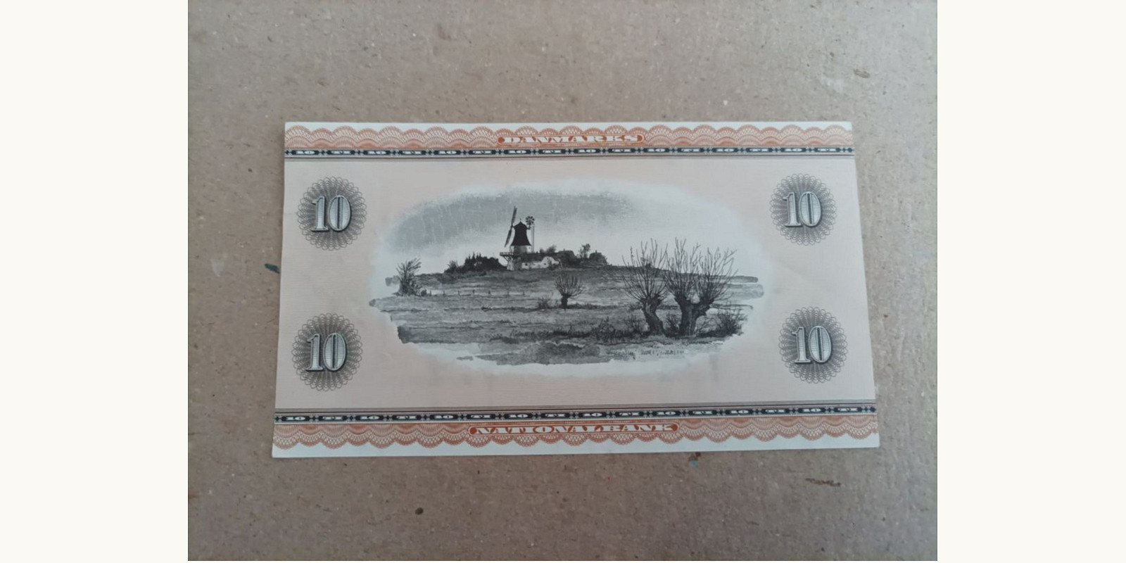 10 kroner Дания 1936 — Оборотная сторона