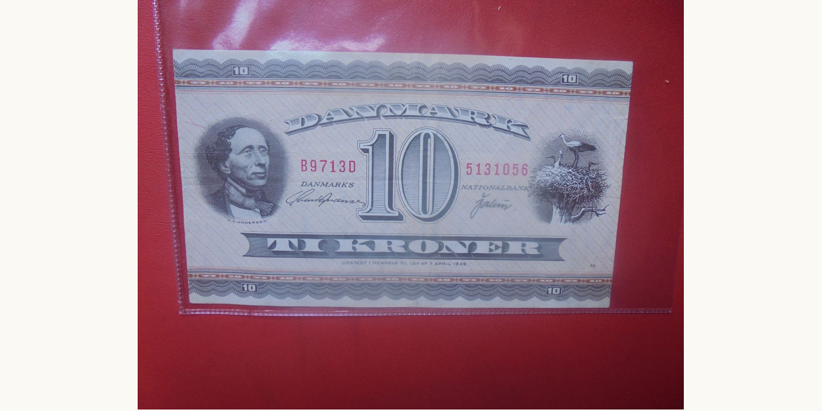 10 kroner Denmark 1950 — Front side