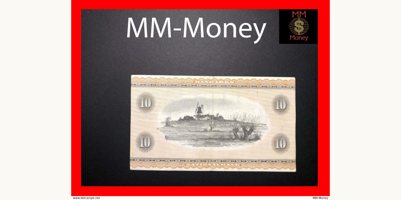 10 kroner Denmark 1967 — Back side