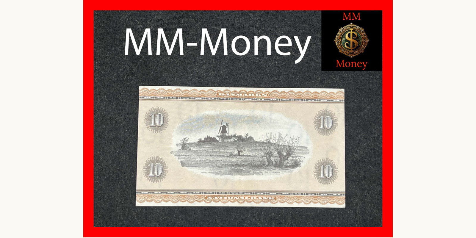 10 kroner Дания 1971 — Оборотная сторона