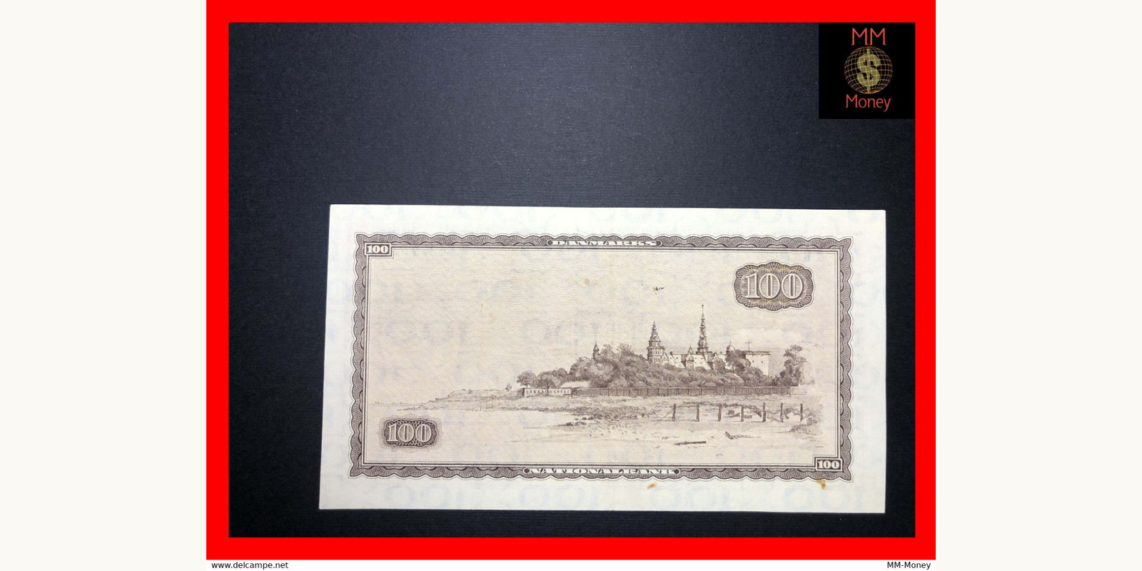 100 kroner Denmark 1970 — Back side