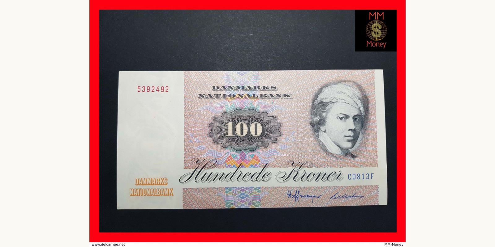 100 kroner Дания 1981 — Лицевая сторона
