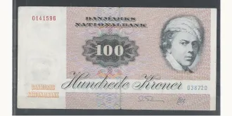 100 kroner 1986
