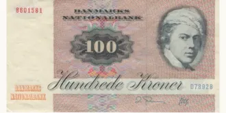 100 kroner 1989