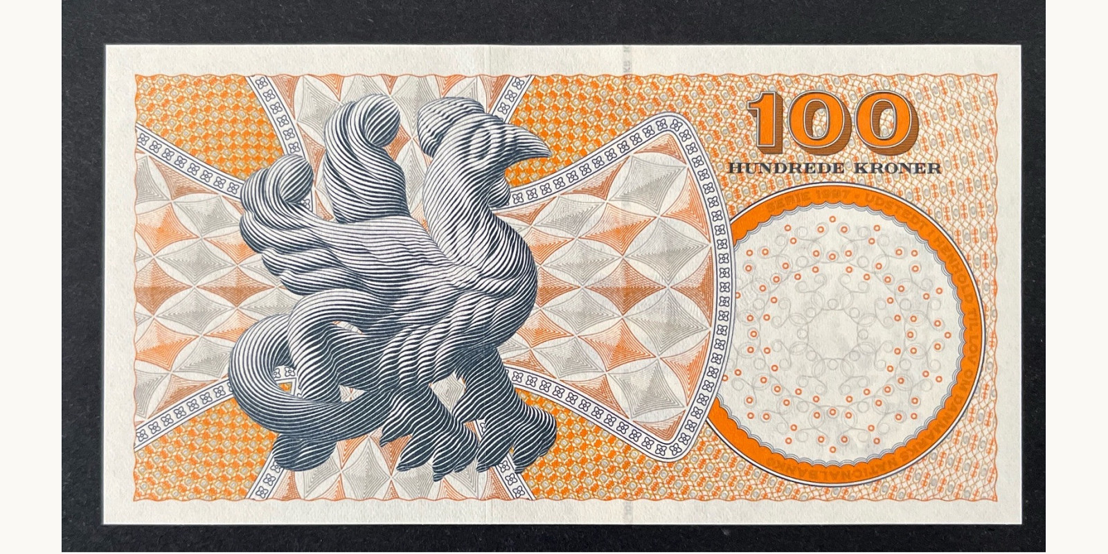 100 kroner Denmark 2003 — Back side