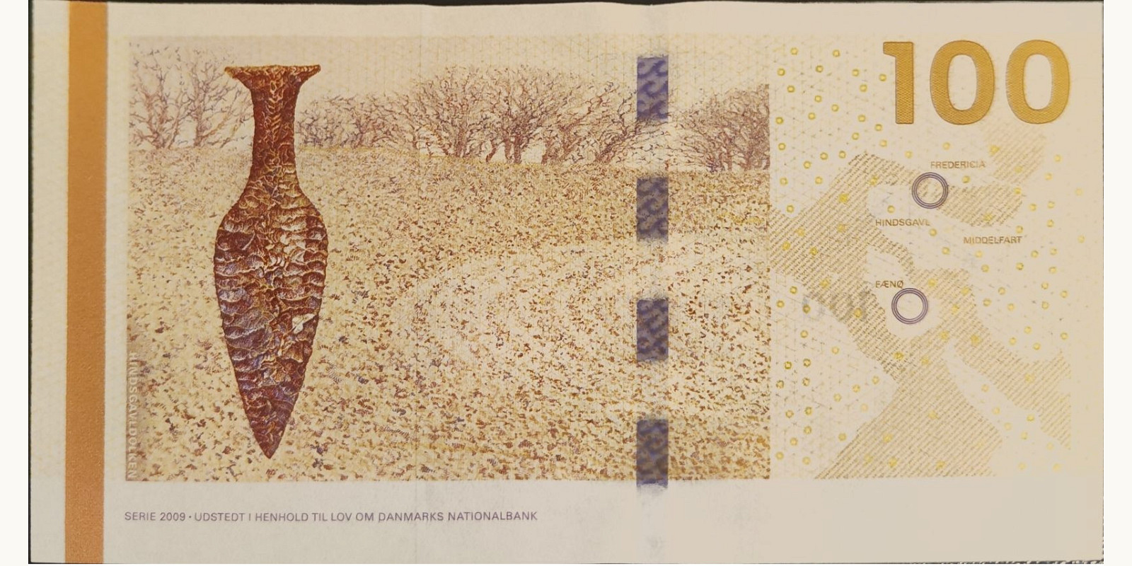 100 kroner Denmark 2014 — Back side