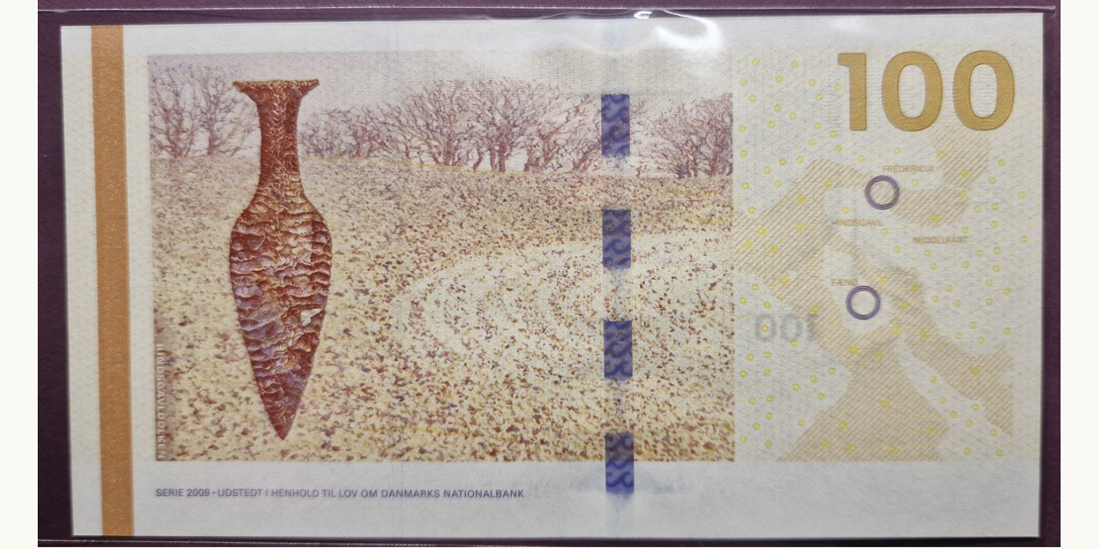 100 kroner Дания 2015 — Оборотная сторона