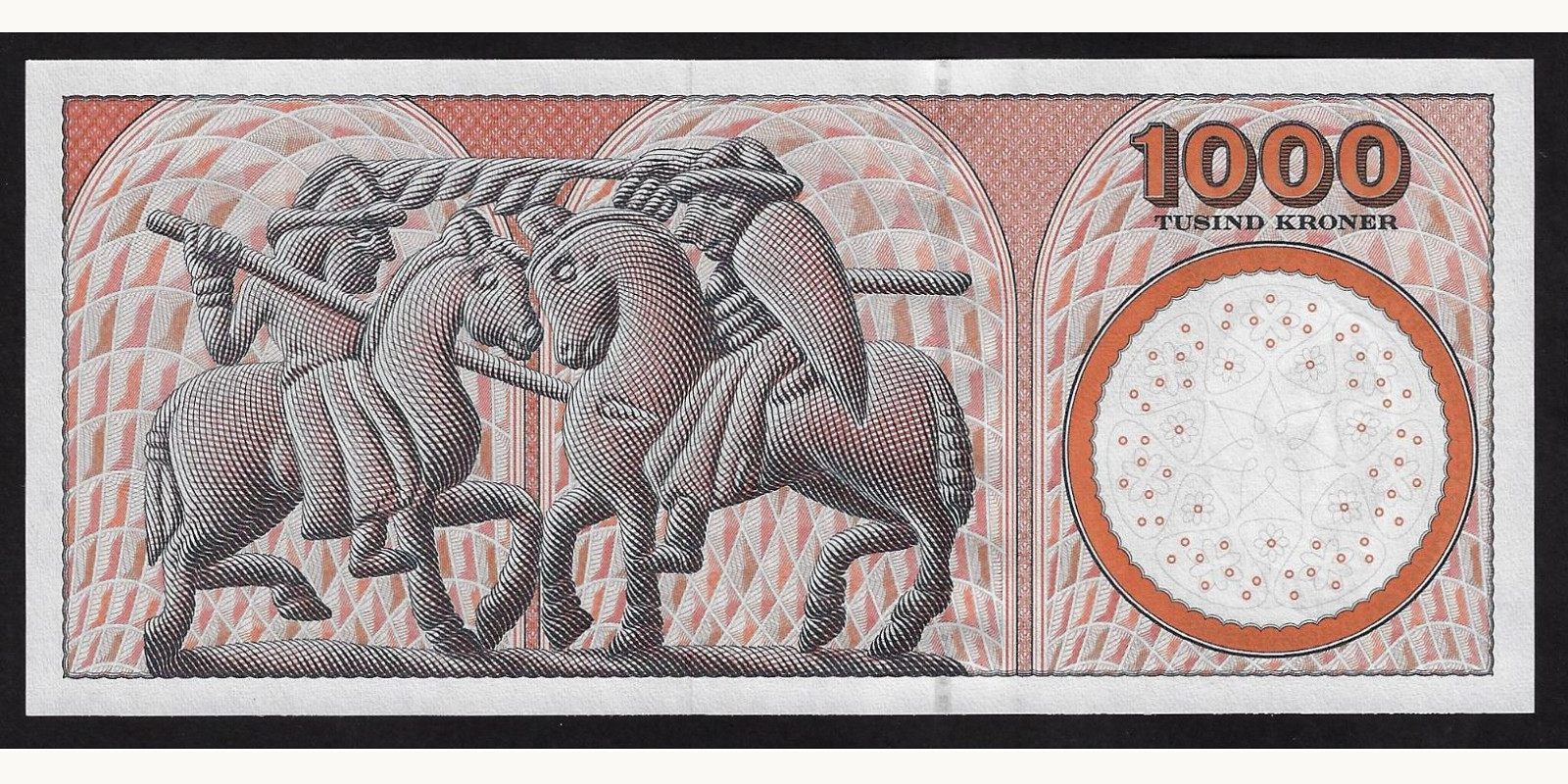 1000 kroner Дания 2006 — Оборотная сторона