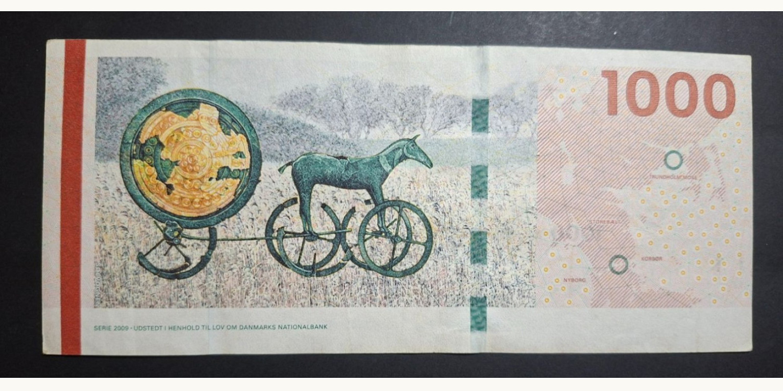 1000 kroner Дания 2012 — Оборотная сторона