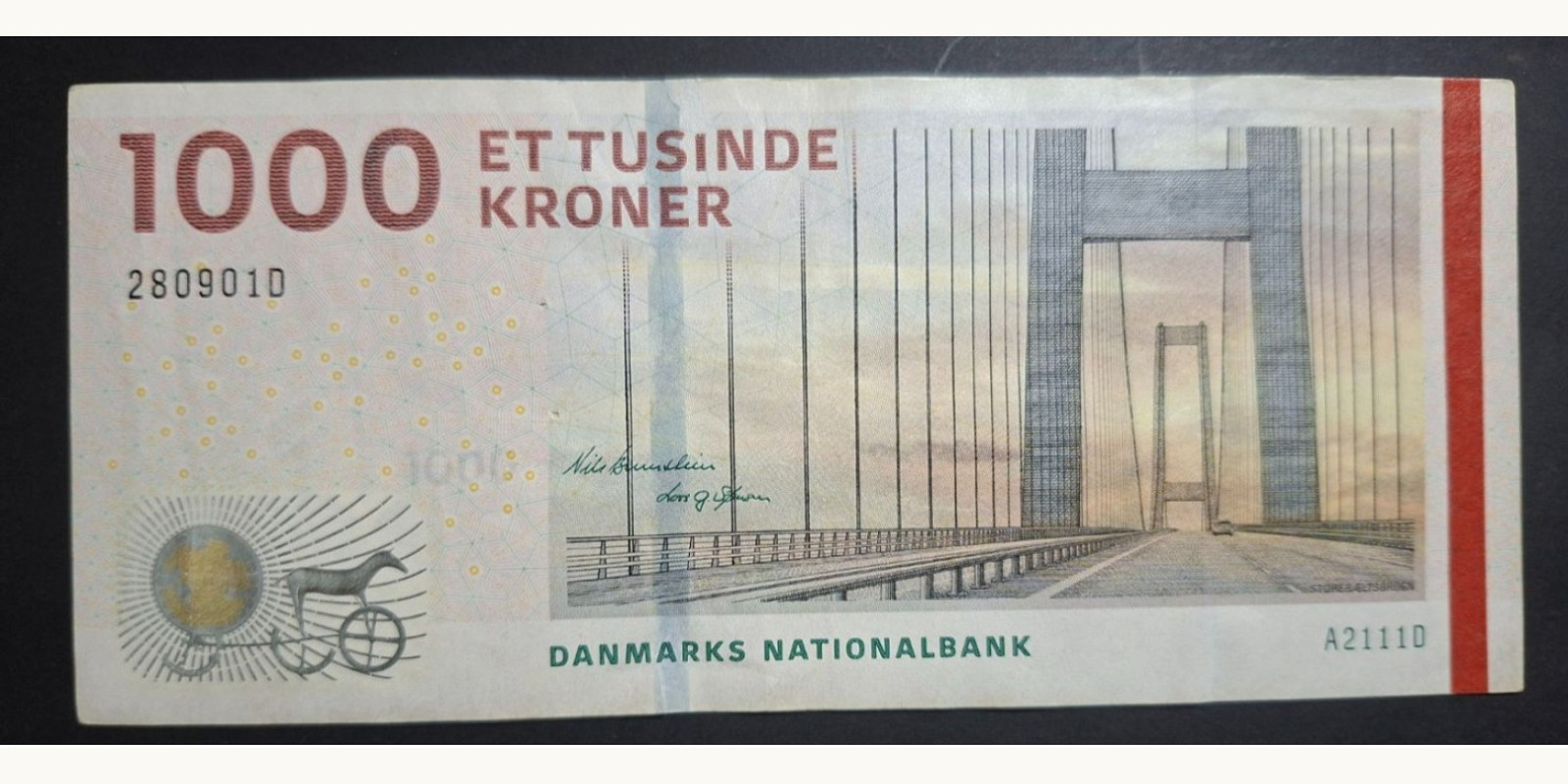 1000 kroner 2012