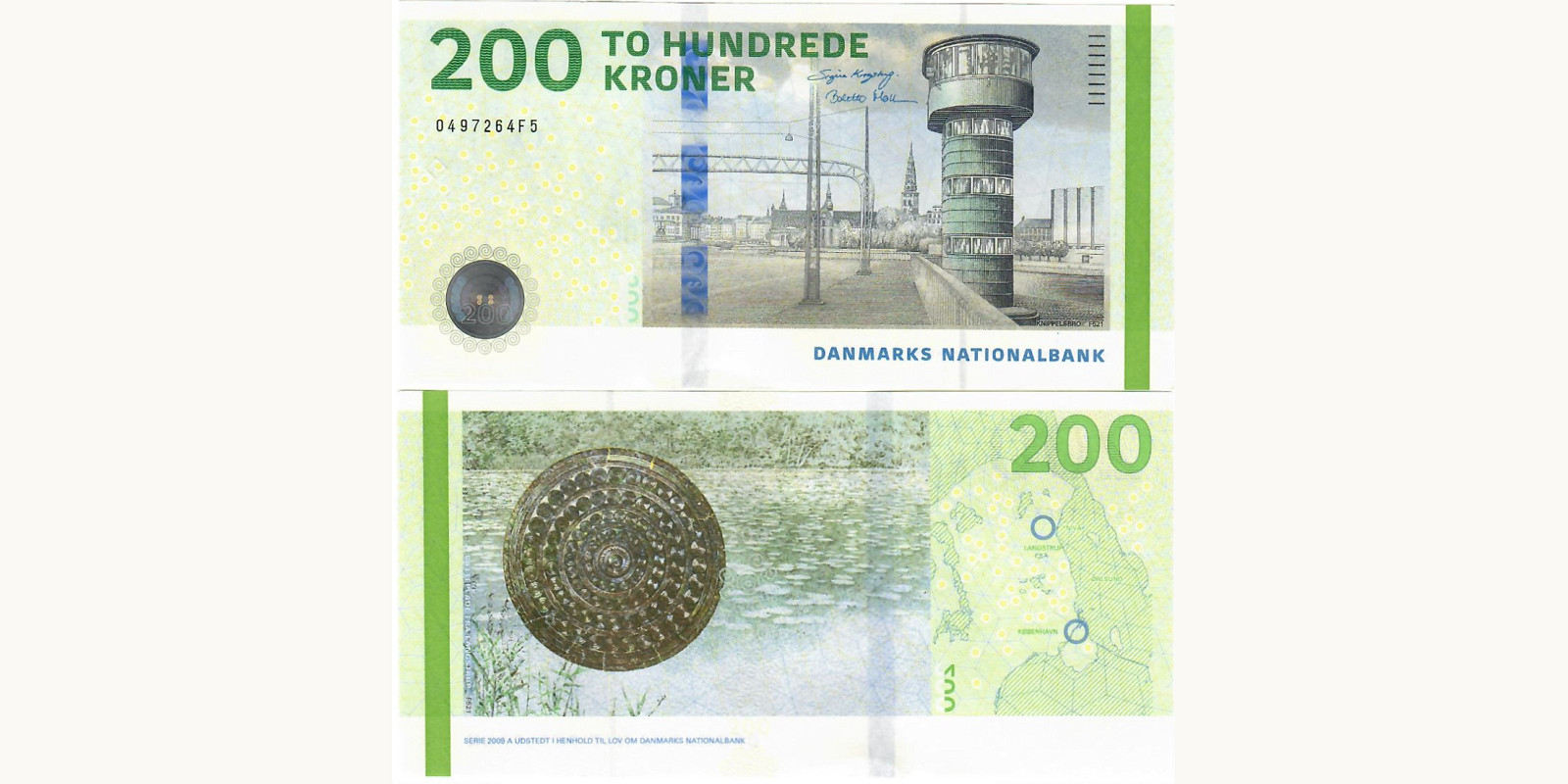 200 kroner Дания 2024 — Лицевая сторона