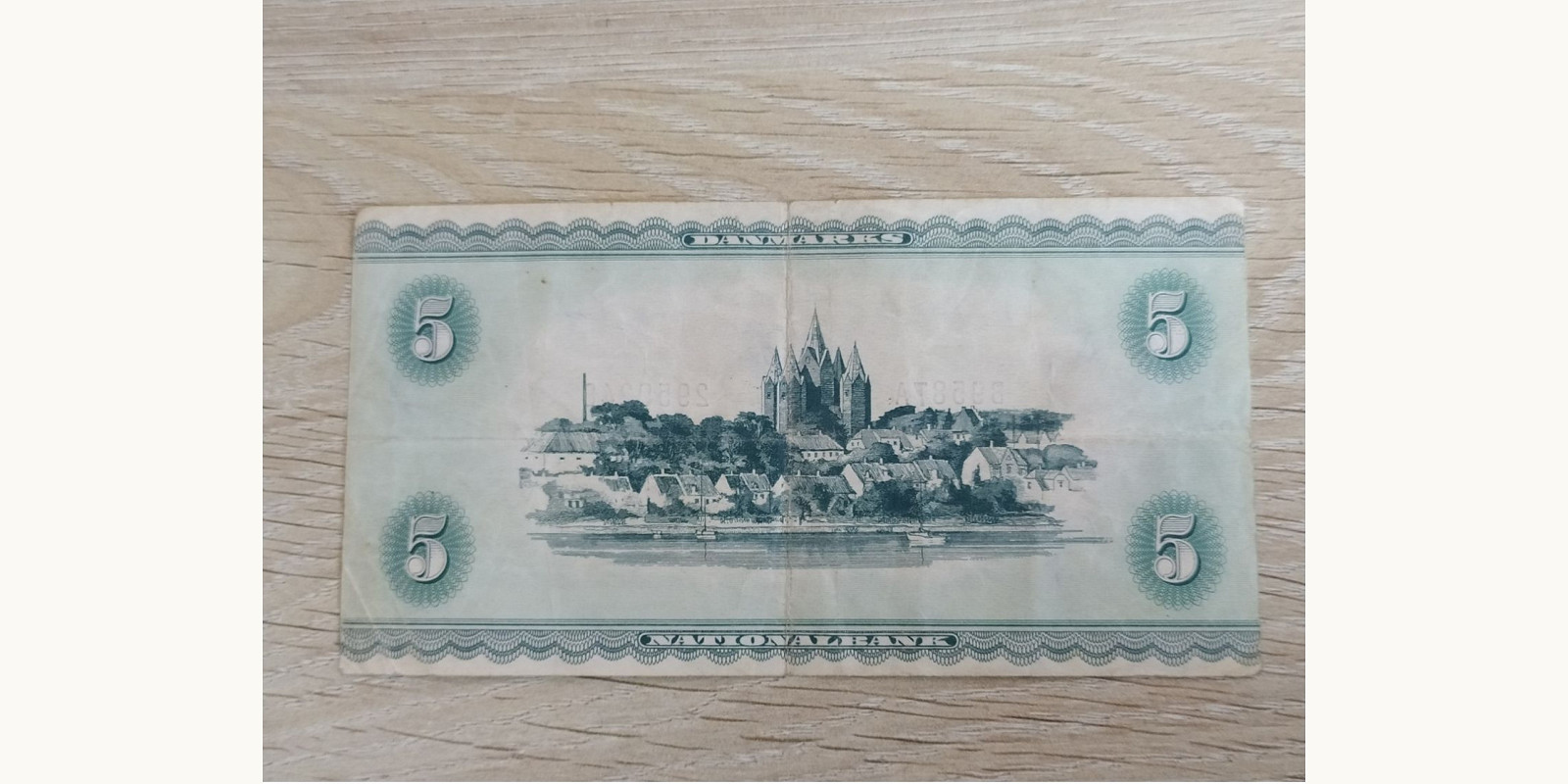 5 kroner Дания 1958 — Оборотная сторона