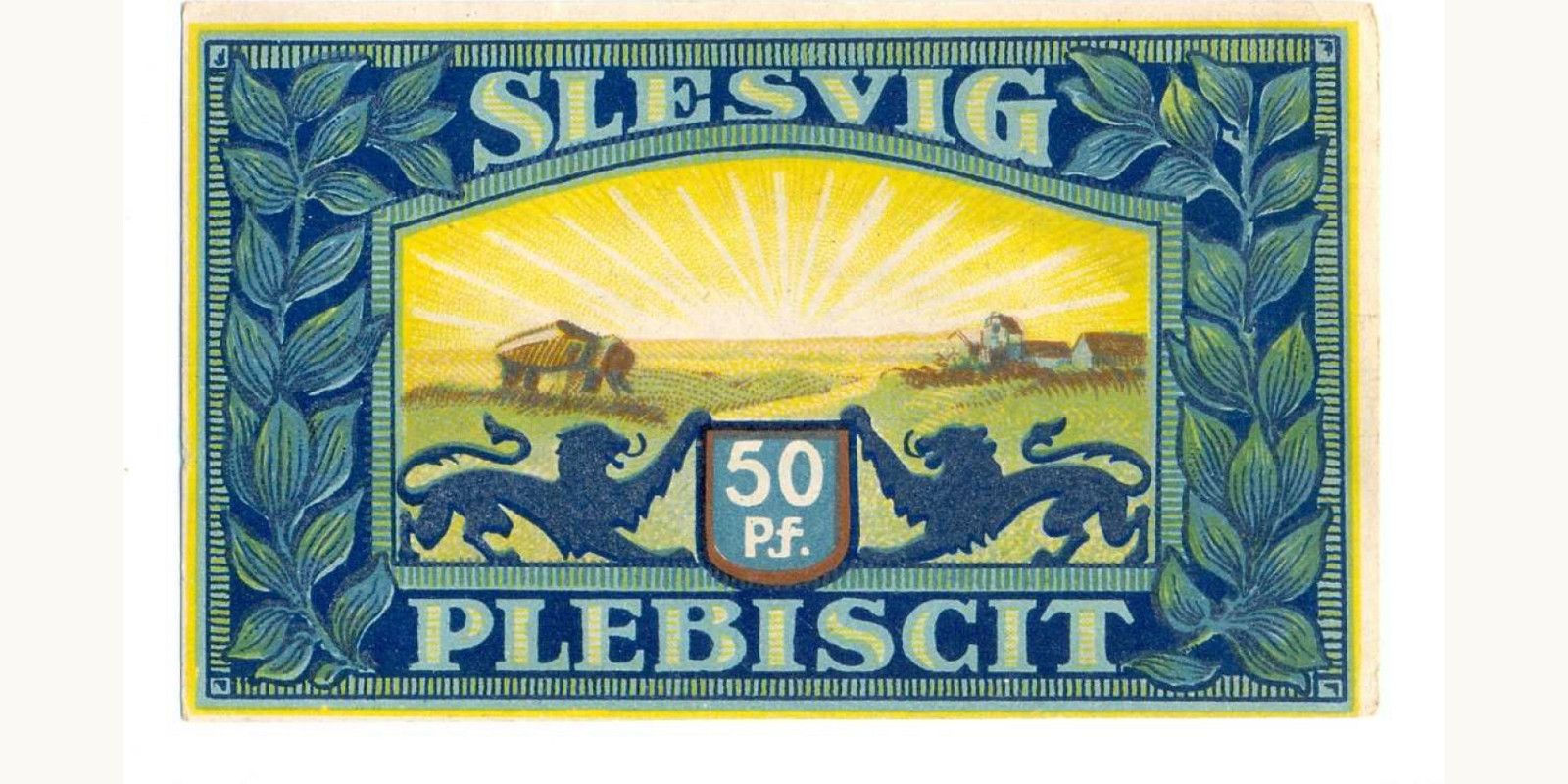 50 kroner Дания 1920 — Оборотная сторона