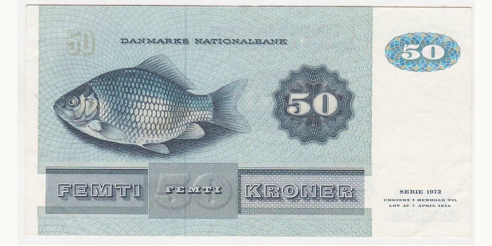 50 kroner Дания 1994 — Оборотная сторона