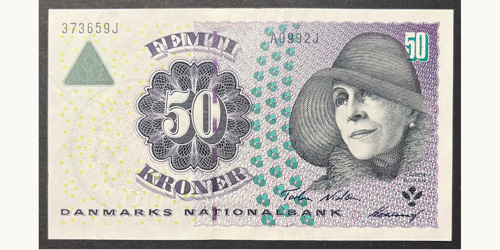 50 kroner Дания 1997 — Лицевая сторона
