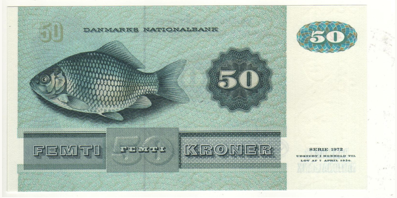 50 kroner Дания 1998 — Оборотная сторона