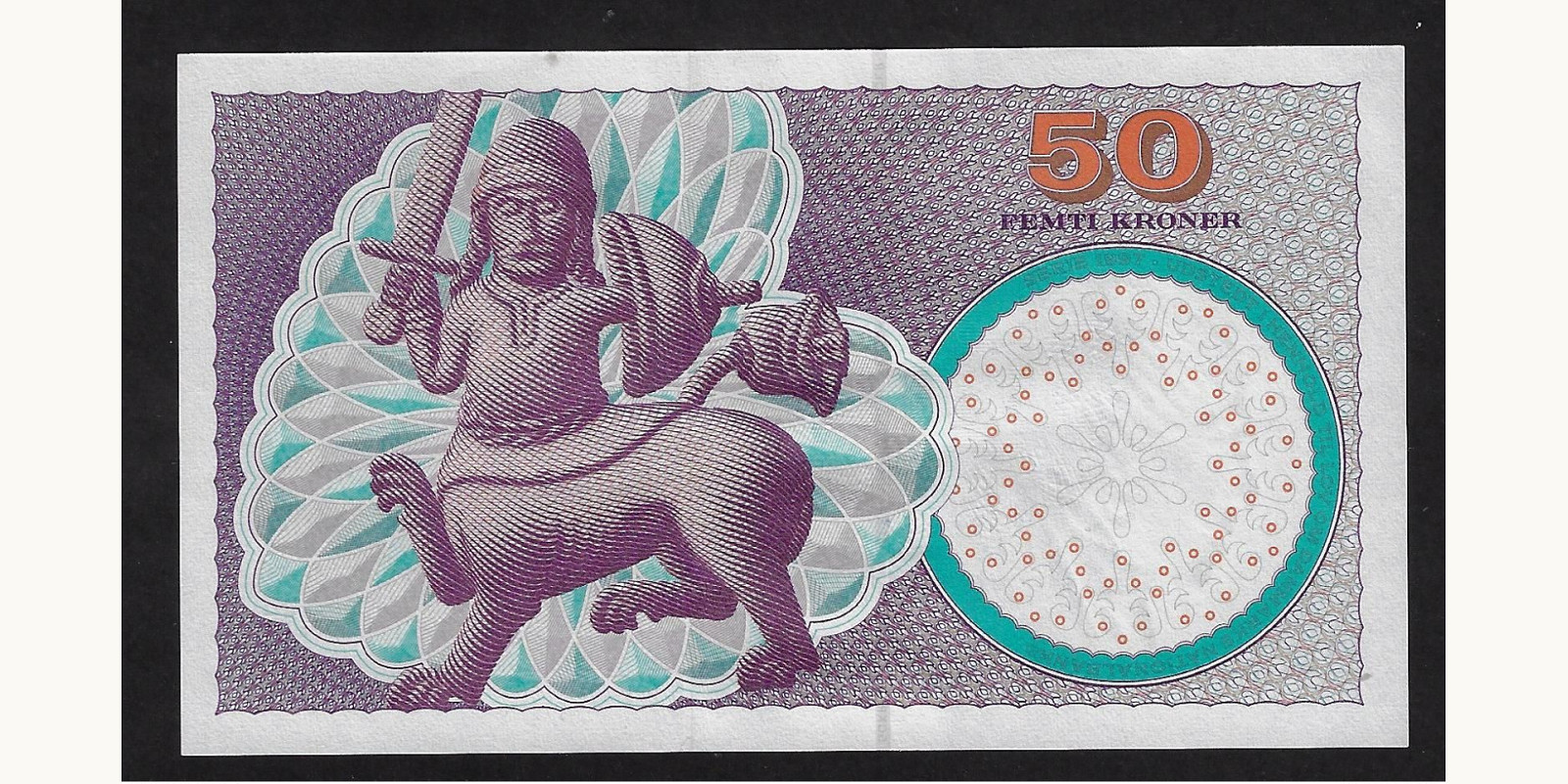 50 kroner Дания 2000 — Оборотная сторона