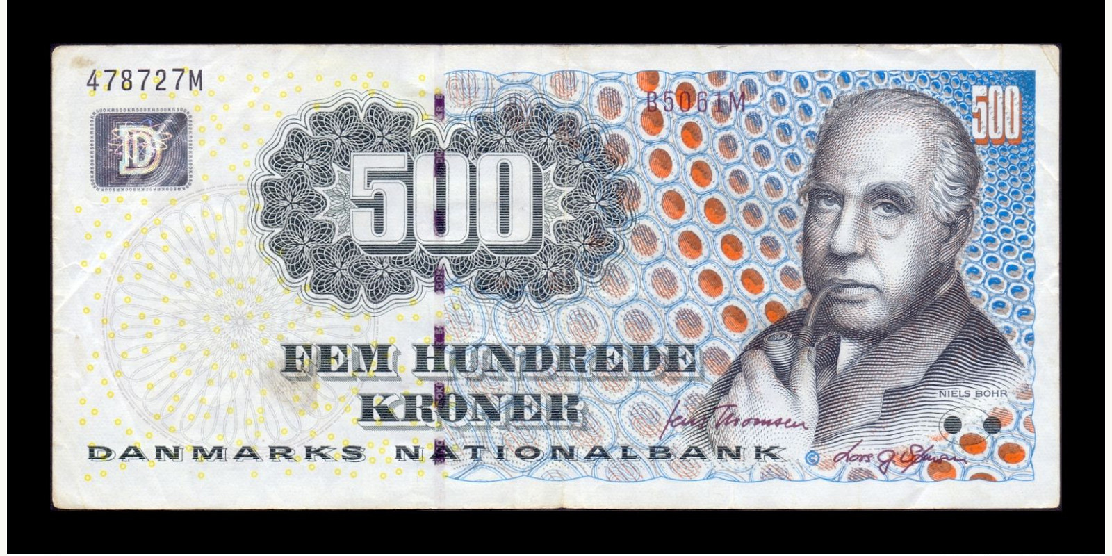500 kroner Дания 2006 — Лицевая сторона