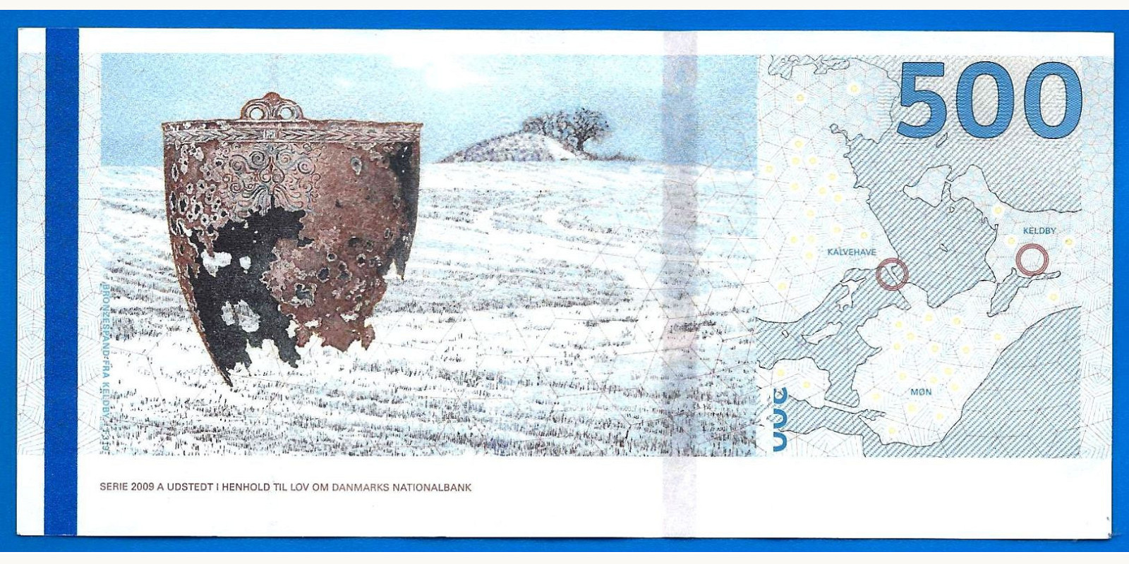 500 kroner Denmark 2009 — Back side