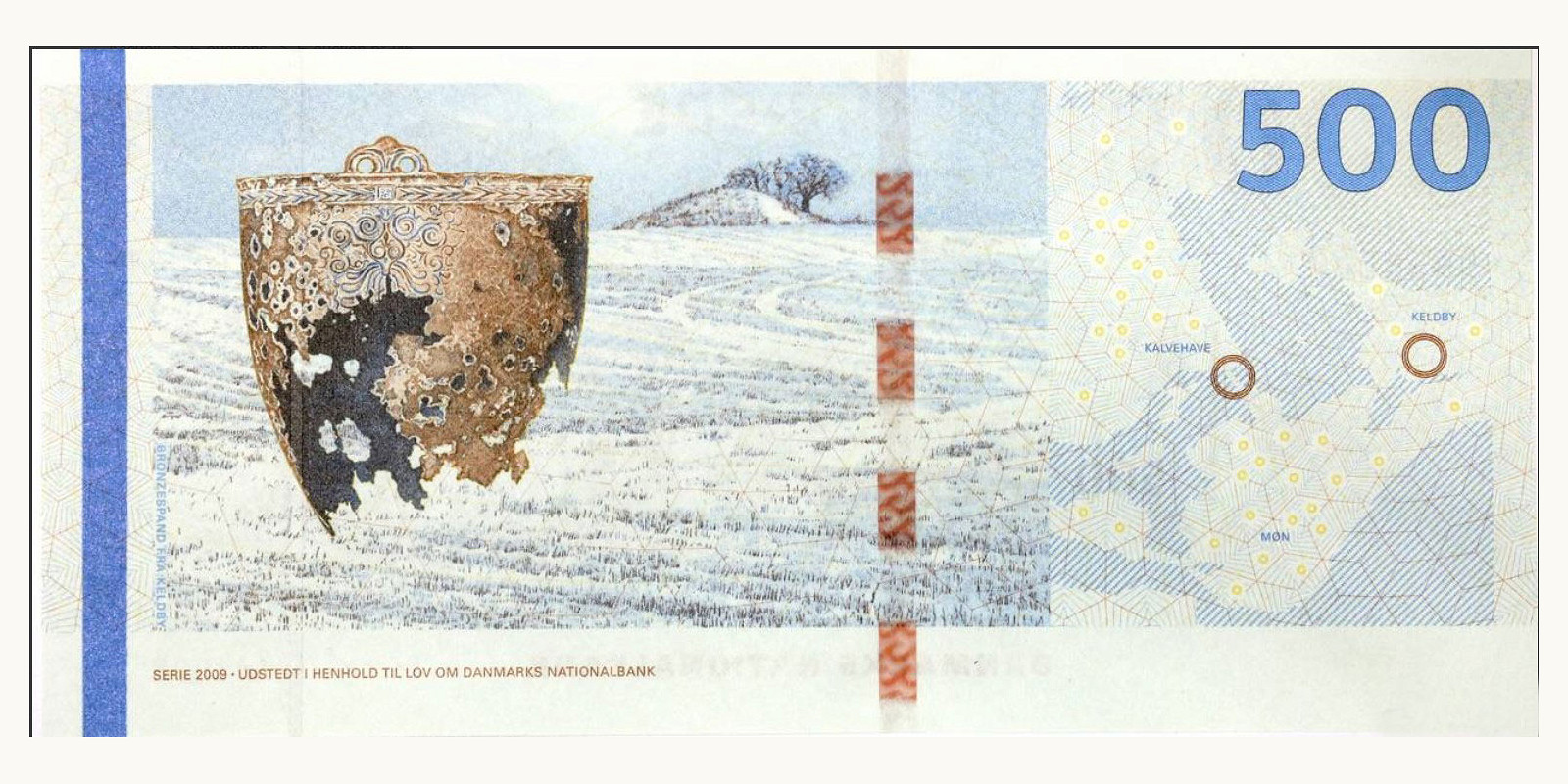 500 kroner Дания 2012 — Оборотная сторона