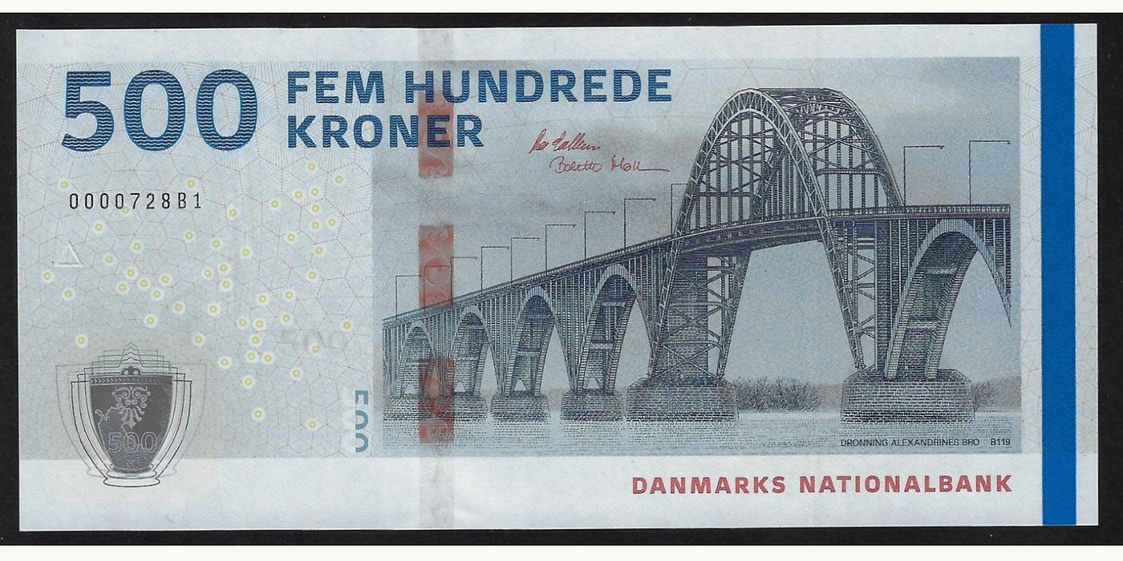 500 kroner Denmark 2020 — Front side