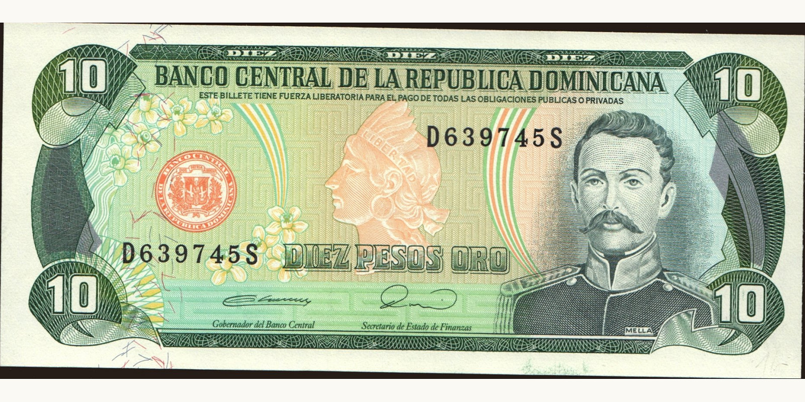 10 pesos 1990